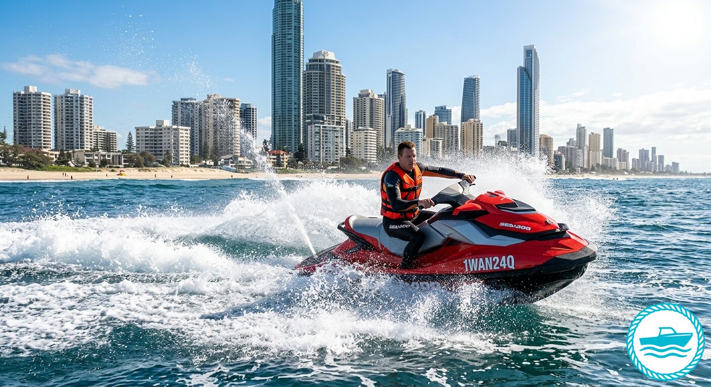 Gold Coast Jetski Rego Sticker