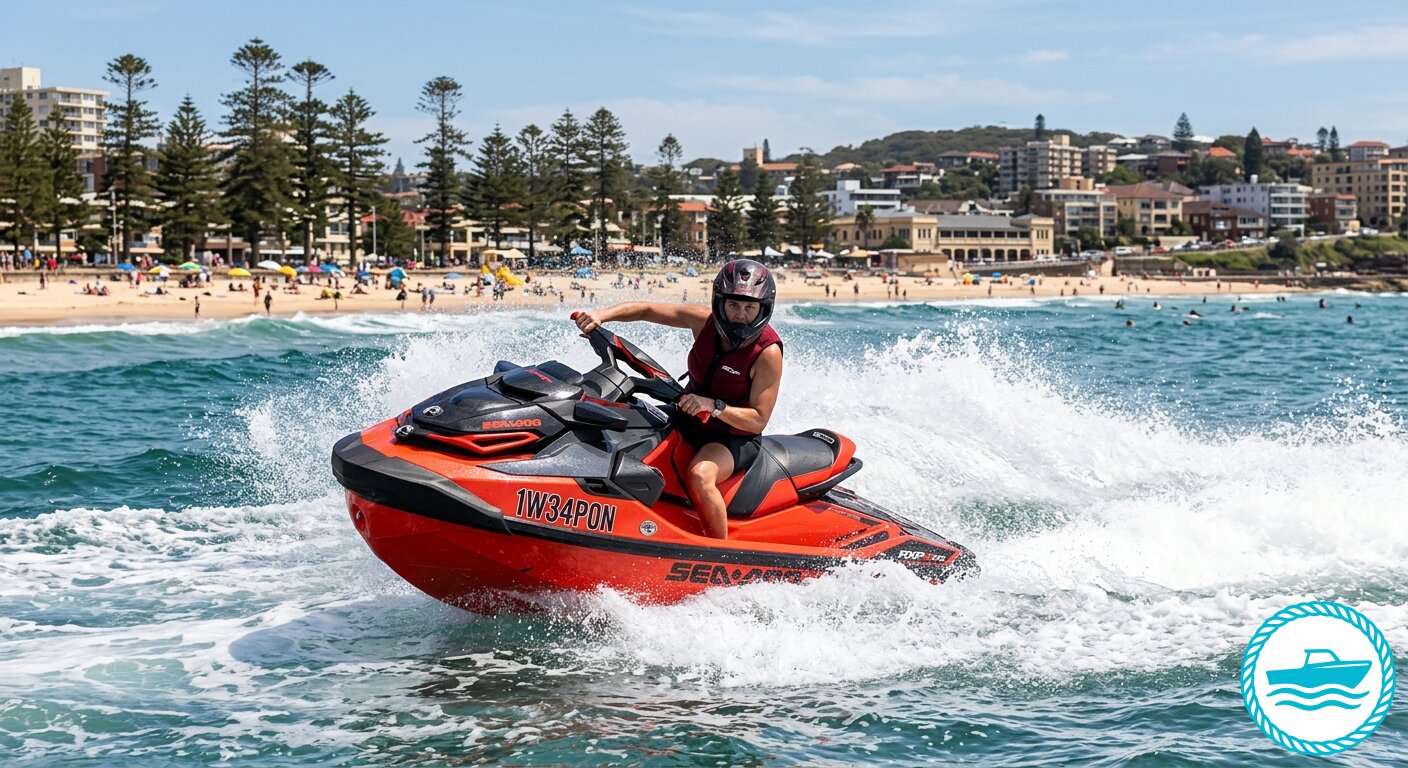 NSW Jetski Rego Sticker